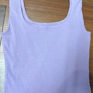 Old Navy Light Lavender Square-Neck Tank